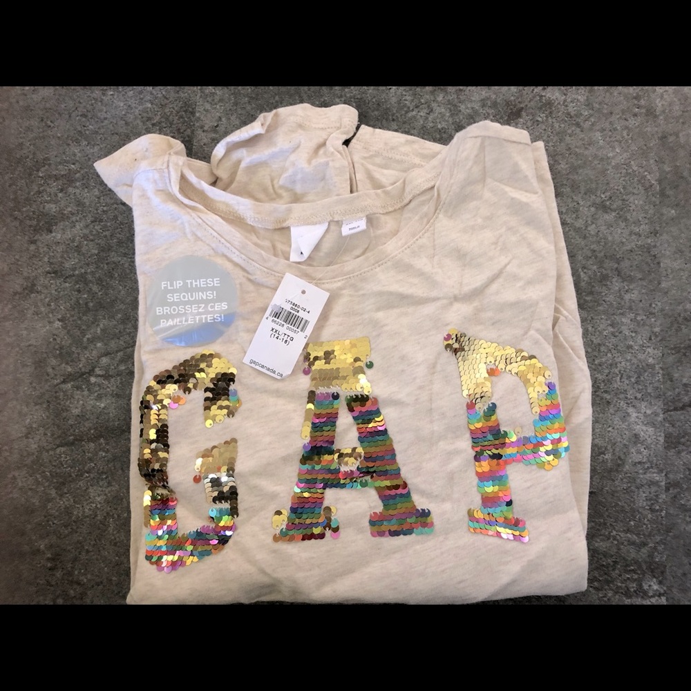 Gap sequence girls  top